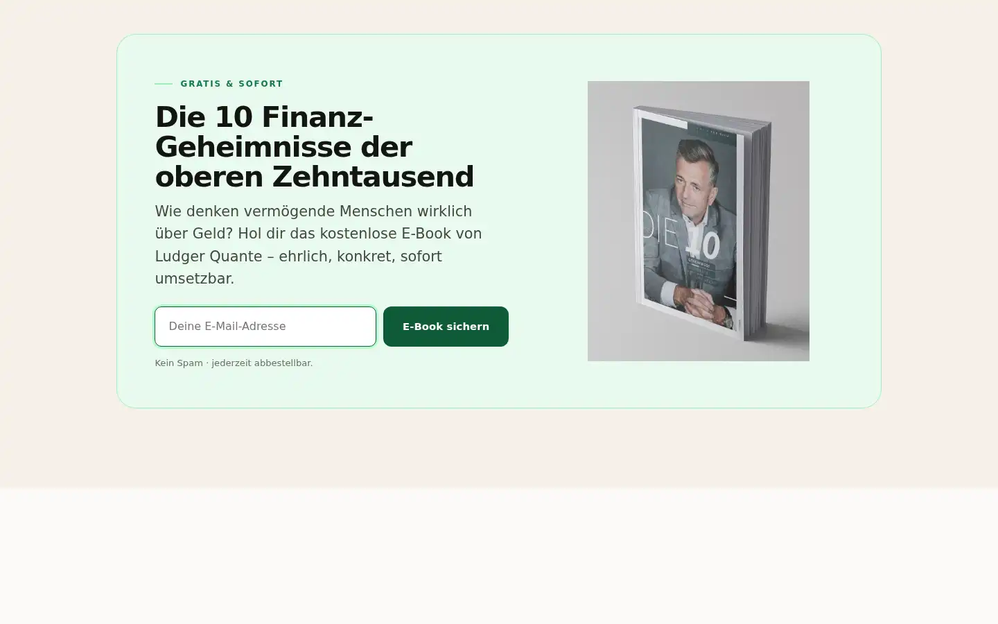 Screenshot of ludgerquante.de