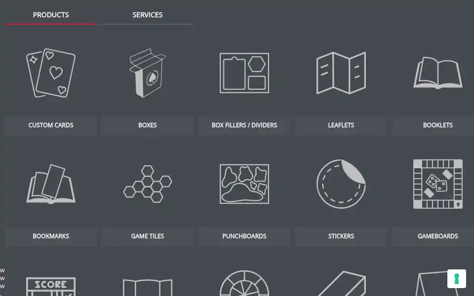 Screenshot of ludocards.com