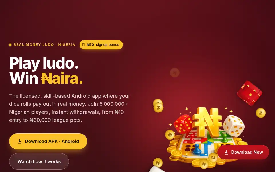 Screenshot of ludonaira.com