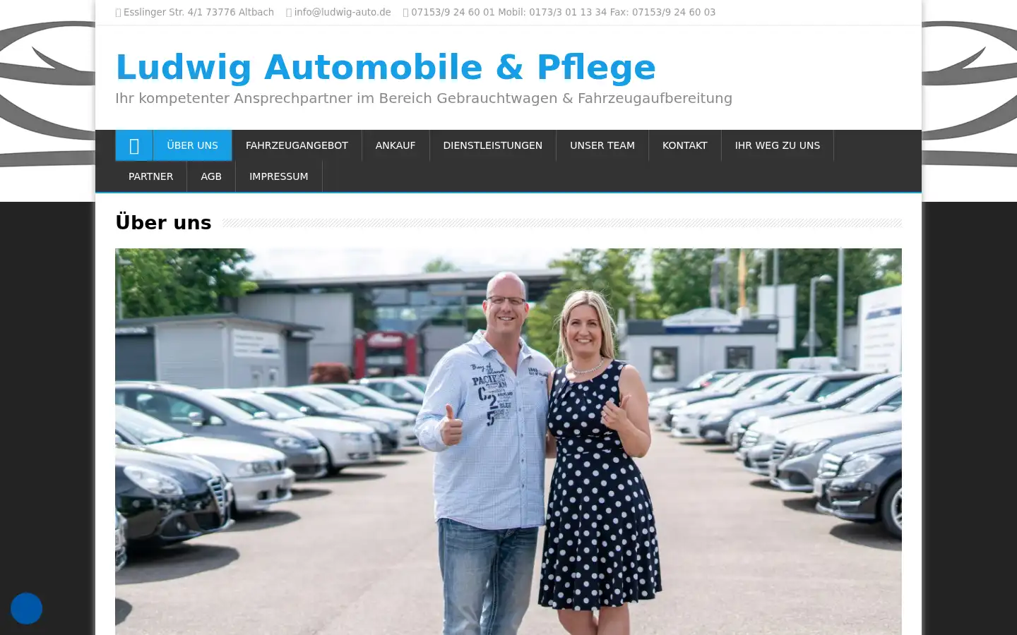 Screenshot of ludwig-automobile-pflege.de
