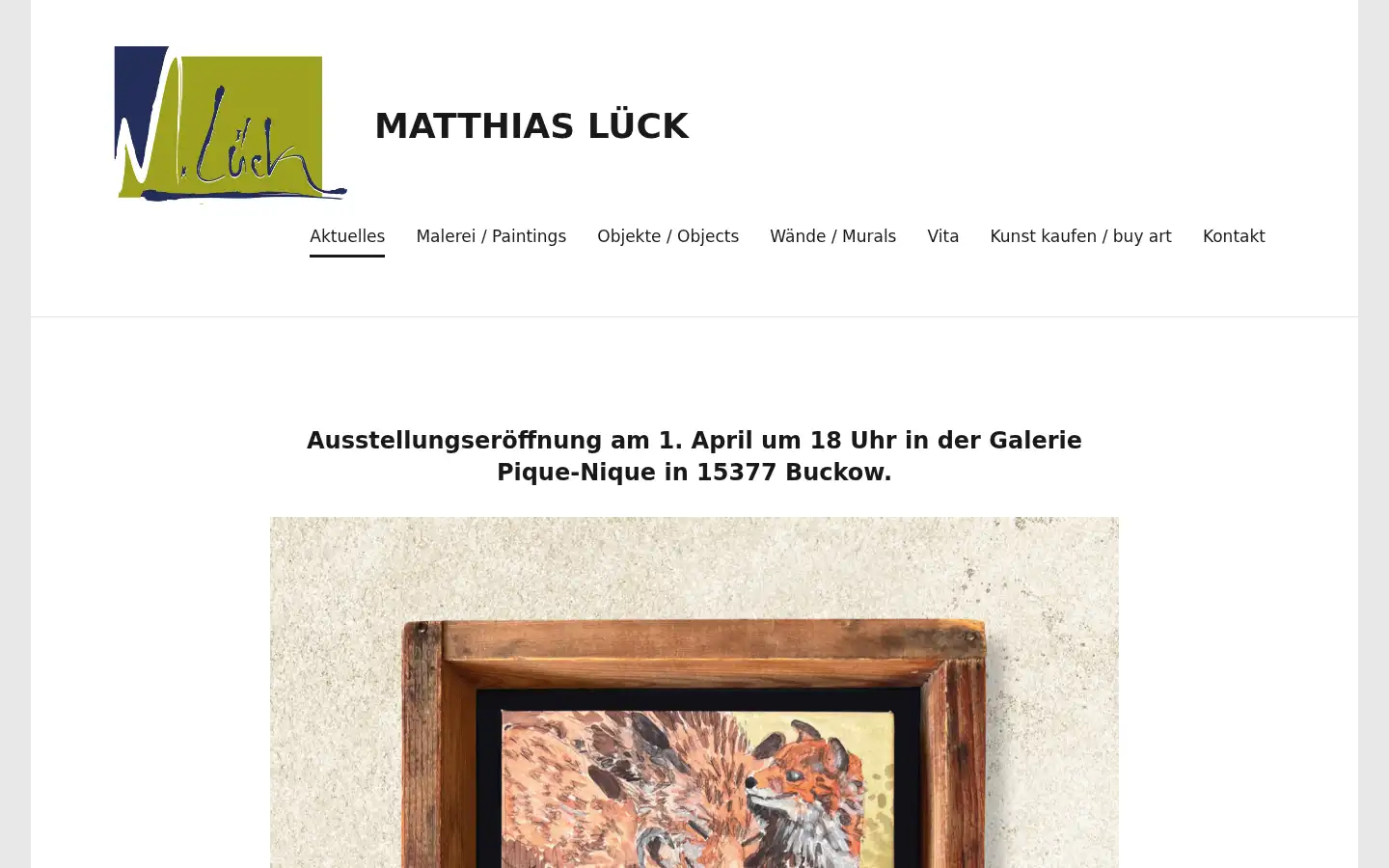 Screenshot of lueckart.de