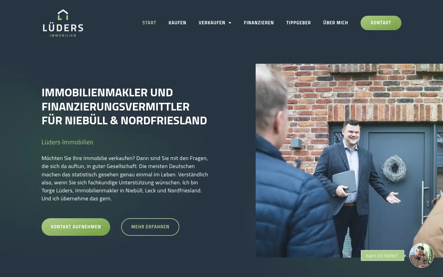 Screenshot of lueders-immo.de