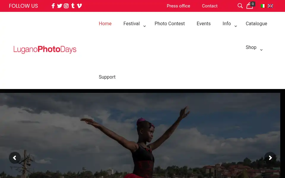 Screenshot of luganophotodays.ch