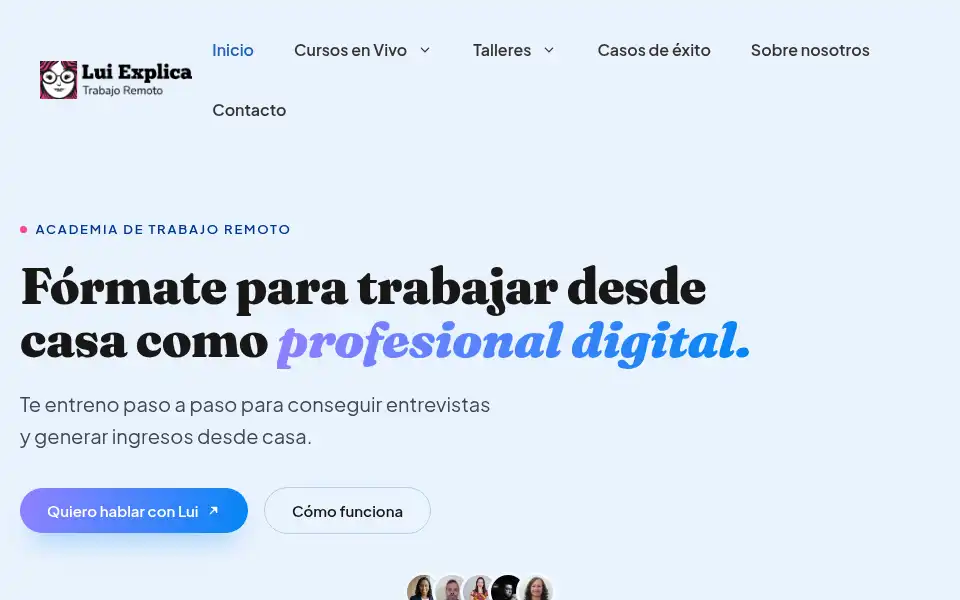 Screenshot of luiexplica.com