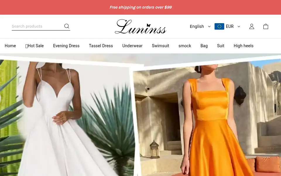 Screenshot of luinsat.com