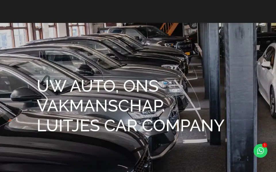 Screenshot of luitjescarcompany.nl
