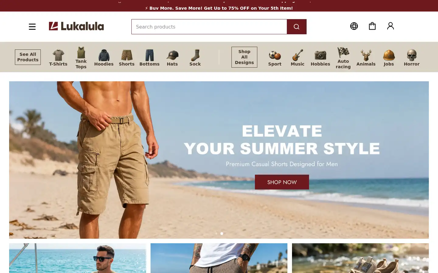 Screenshot of lukalula.com