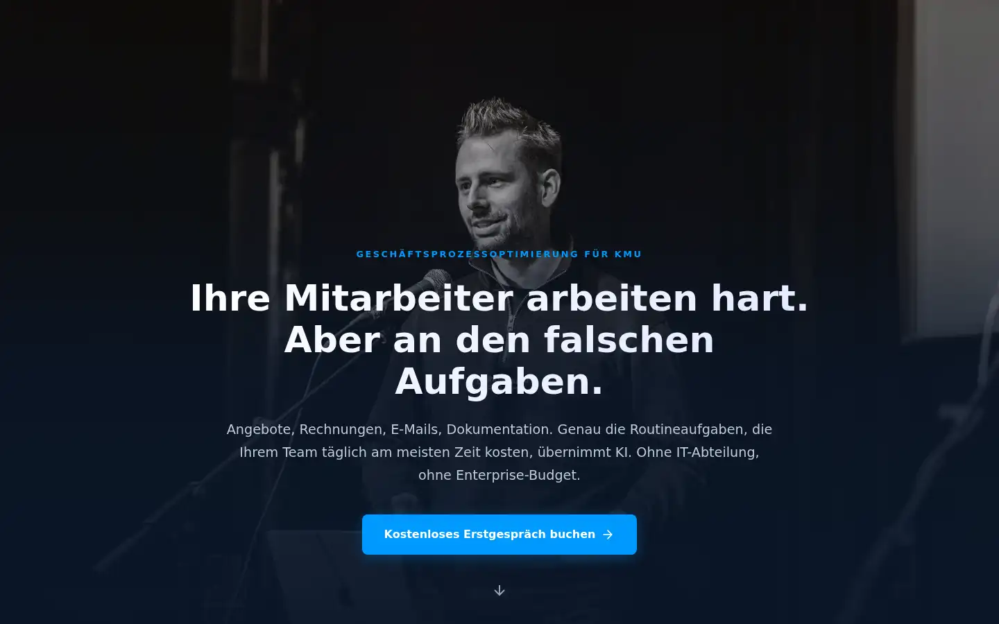 Screenshot of lukashuettis.de