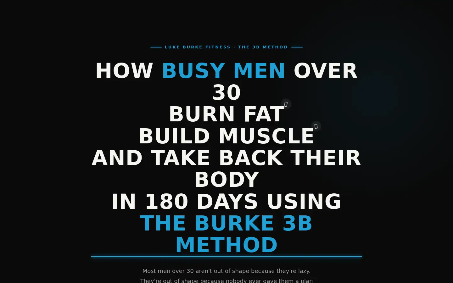 Screenshot of lukeburkefitness.com