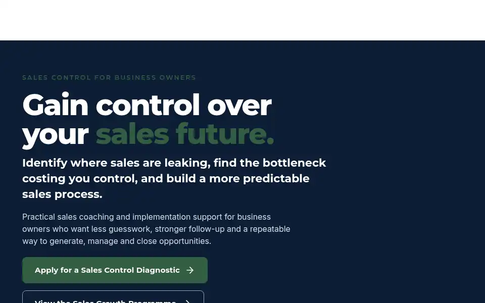 Screenshot of lukedanielsales.co.uk