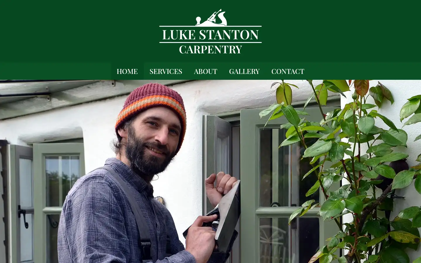 Screenshot of lukestantoncarpentry.com