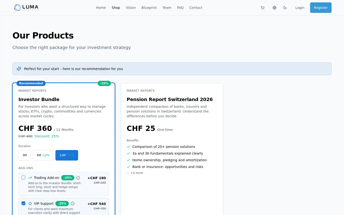 Screenshot of luma-signals.com