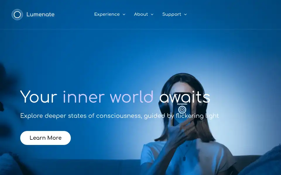 Screenshot of lumenate.co