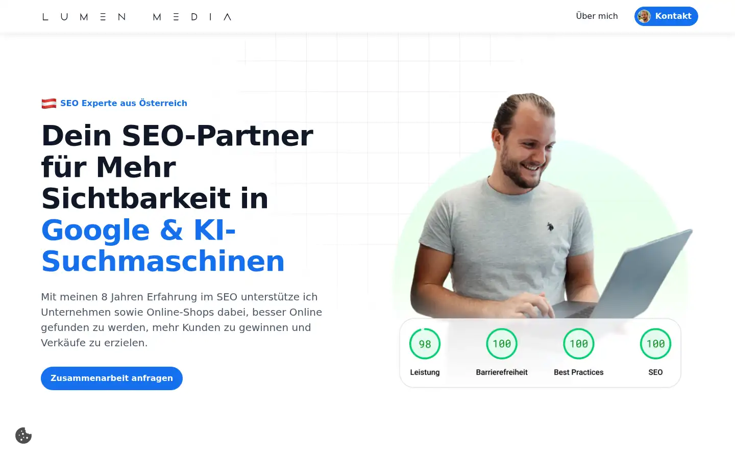 Screenshot of lumenmedia.at