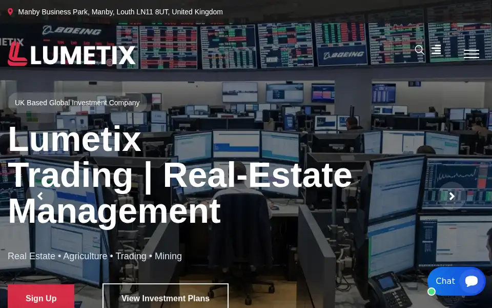 Screenshot of lumetixcomp.org