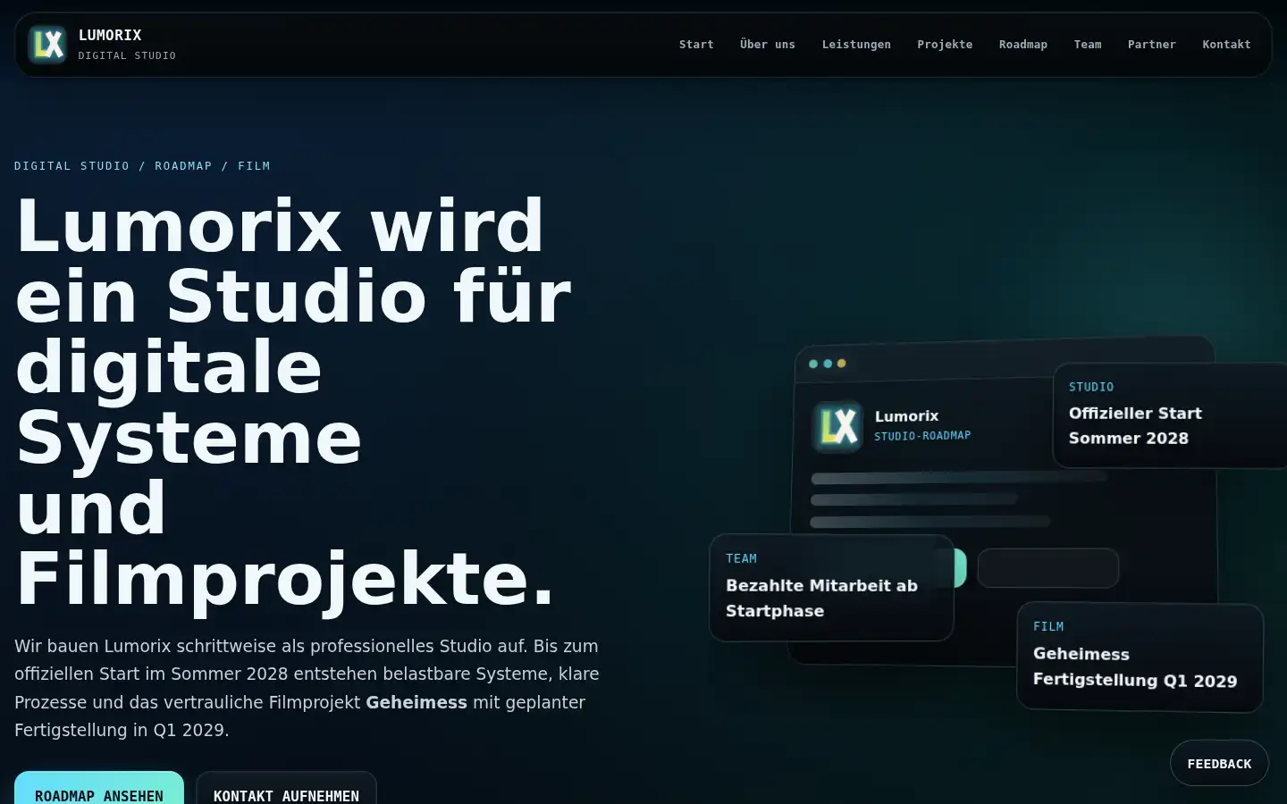 Screenshot of lumorix.net