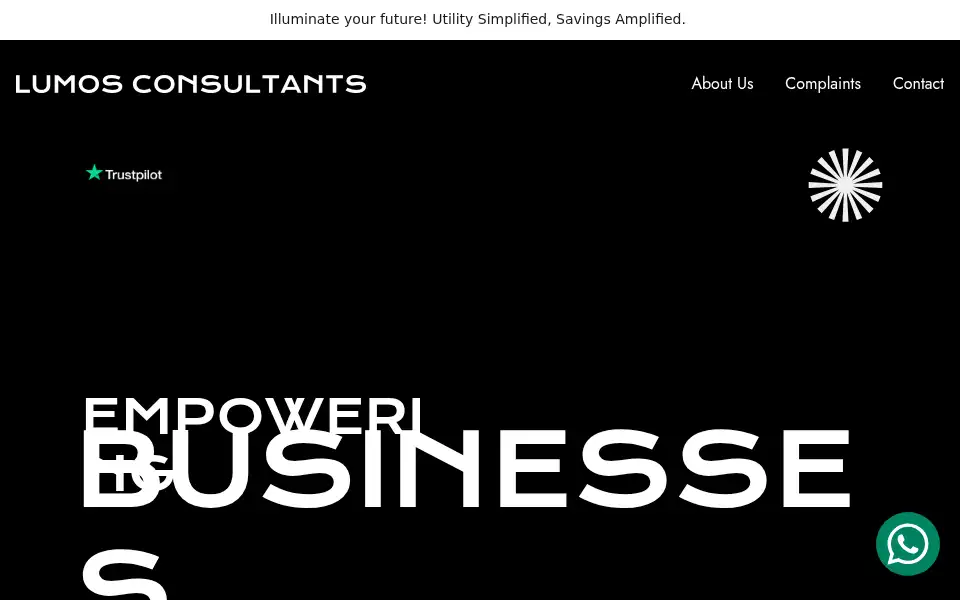 Screenshot of lumosconsultants.com