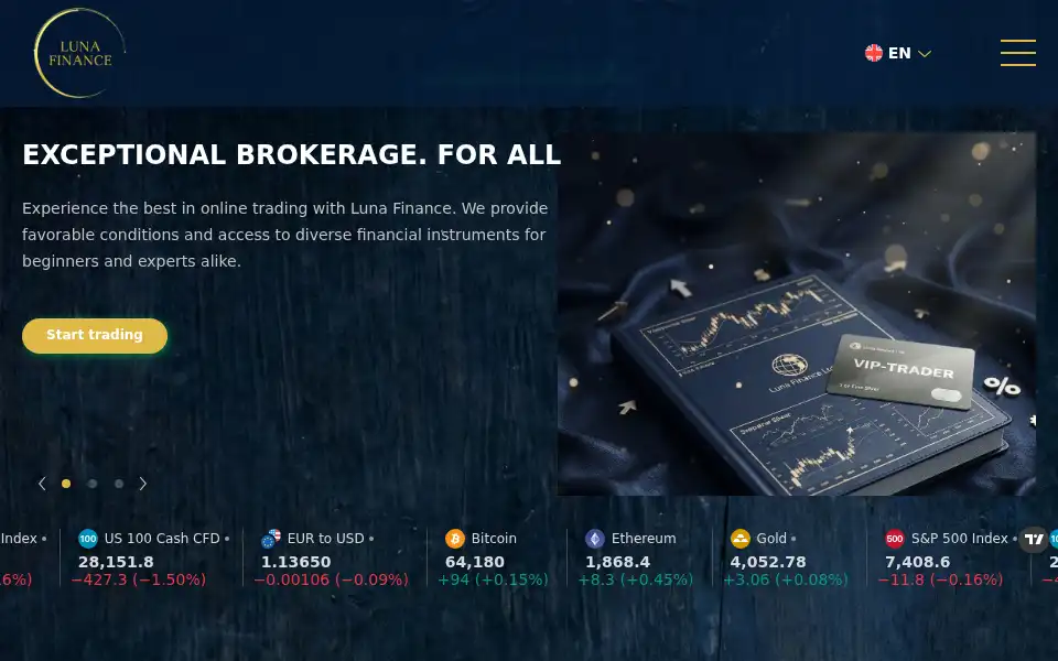 Screenshot of luna-finance.net