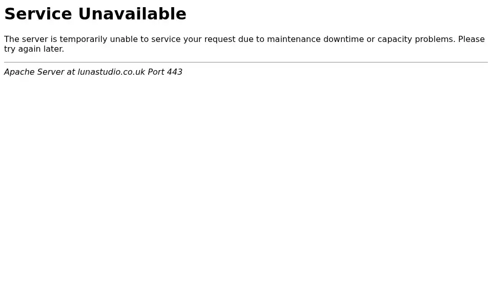 Screenshot of lunastudio.co.uk