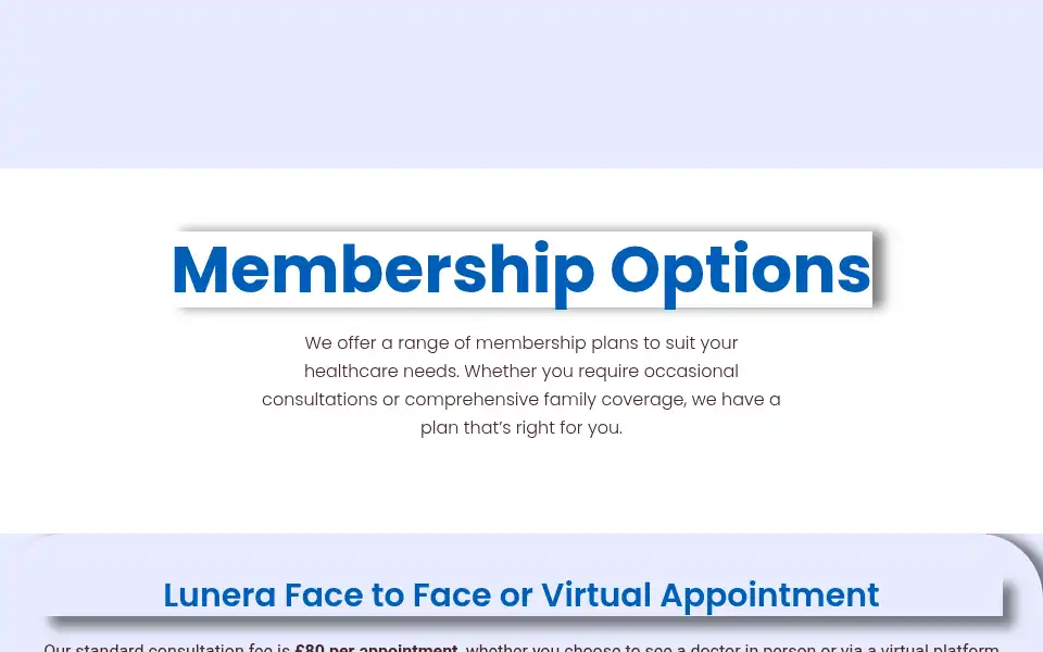 Screenshot of luneramedical.com