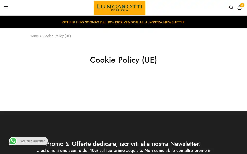 Screenshot of lungarottiperugia.com
