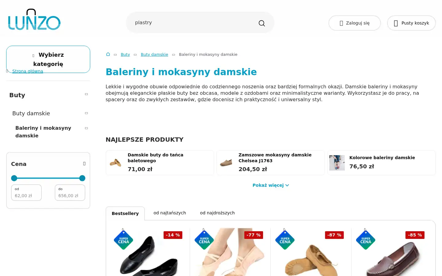 Screenshot of lunzo.pl