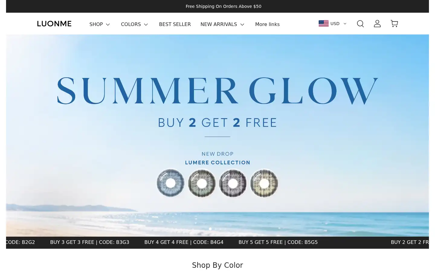 Screenshot of luonme.com
