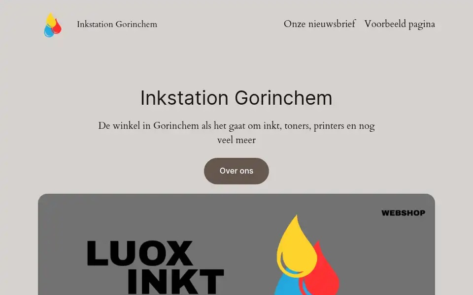 Screenshot of luox.nl