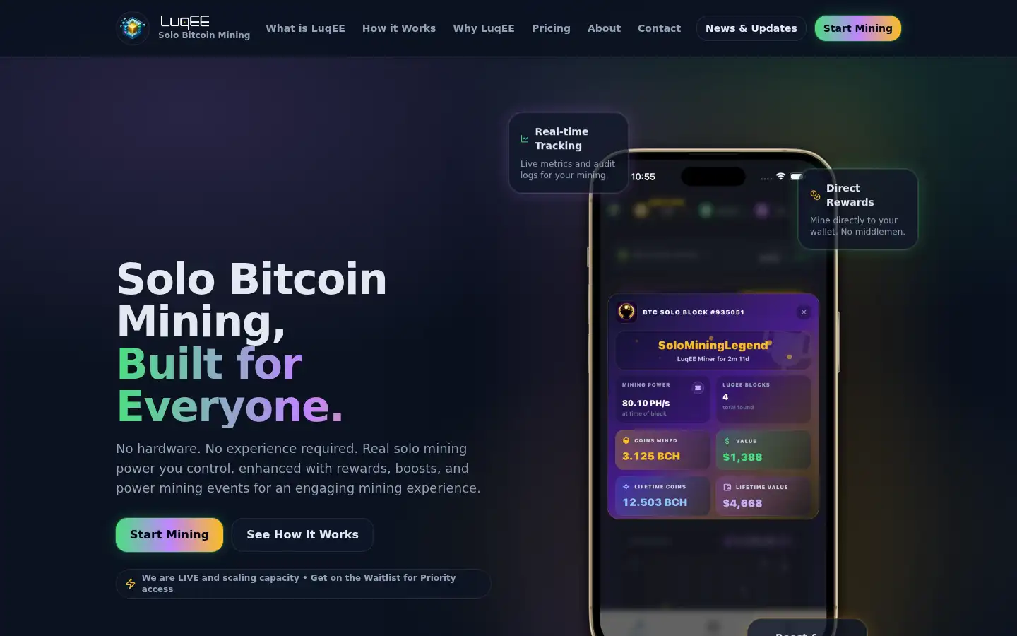 Screenshot of luqee.net