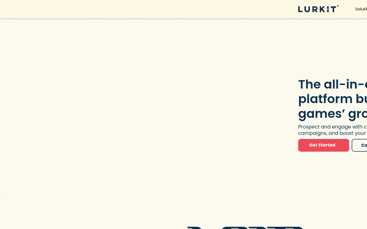 Screenshot of lurkit.com