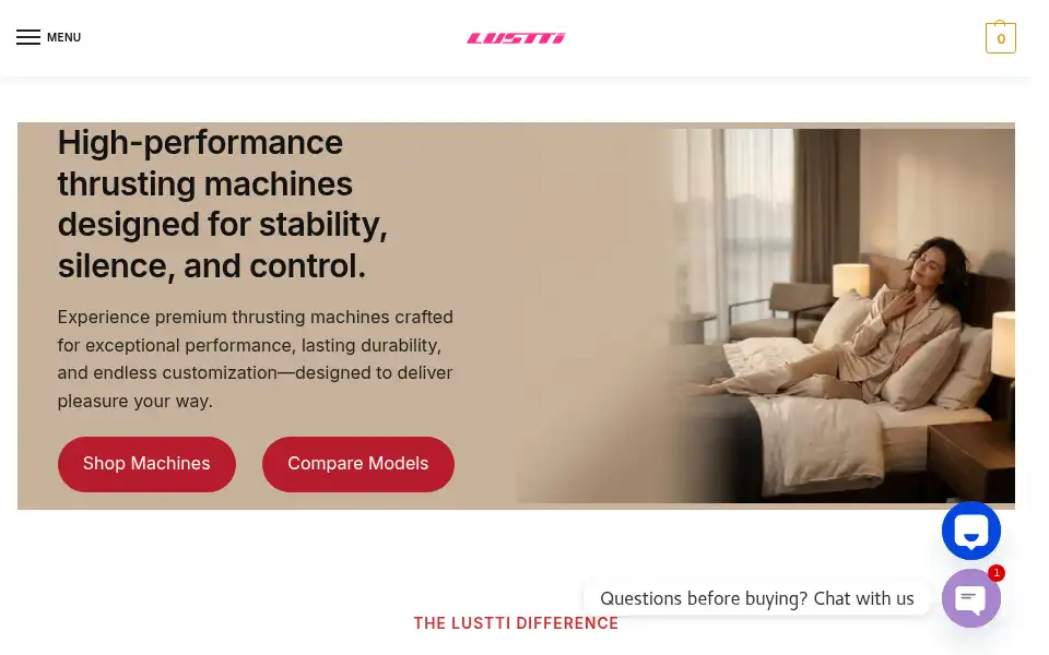 Screenshot of lustti.com