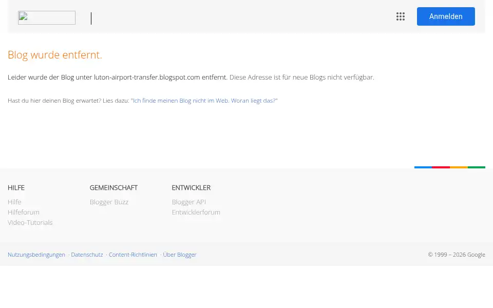 Screenshot of luton-airport-transfer.blogspot.co.uk