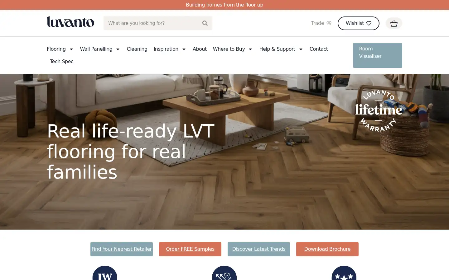 Screenshot of luvanto.com