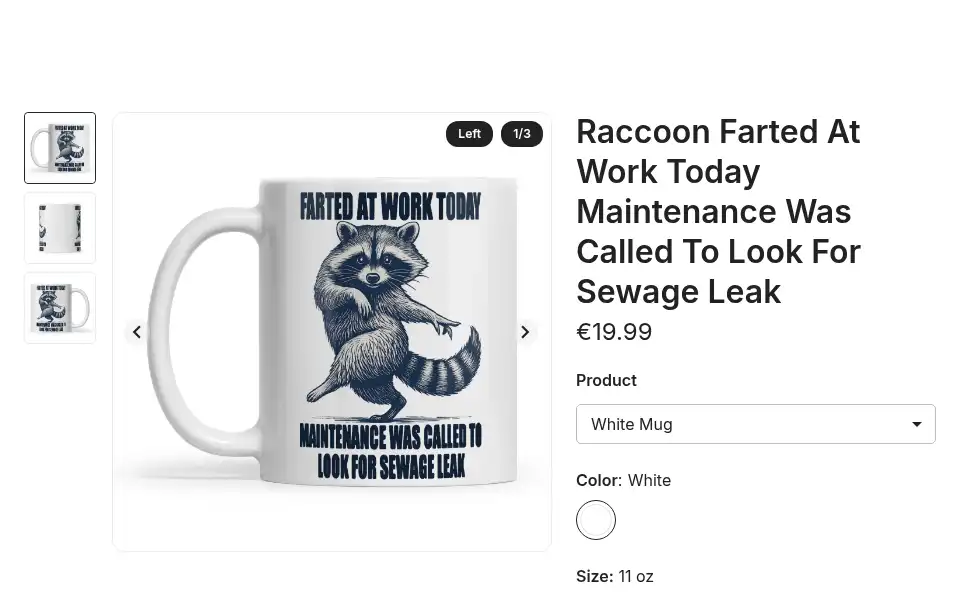 Screenshot of luvnaturetee.com