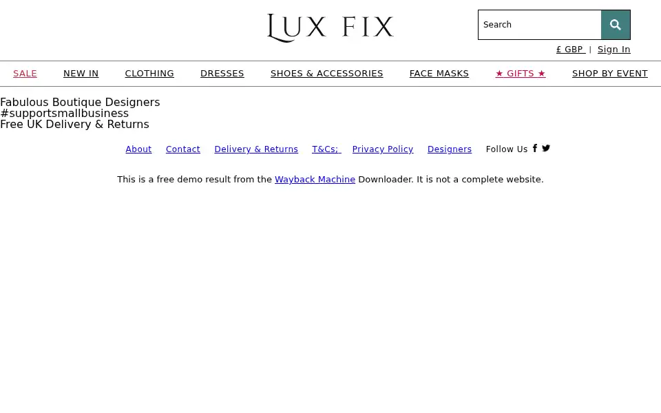 Screenshot of lux-fix.com