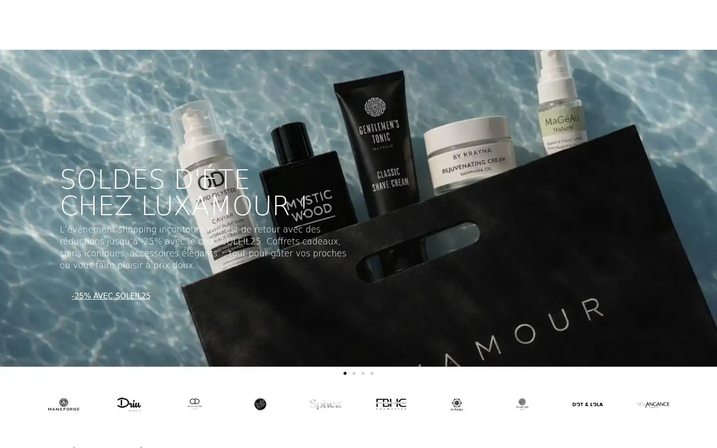 Screenshot of luxamour.fr