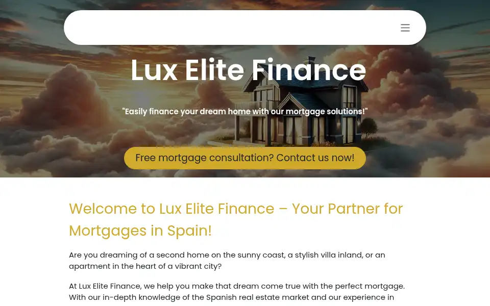 Screenshot of luxelitefinance.com