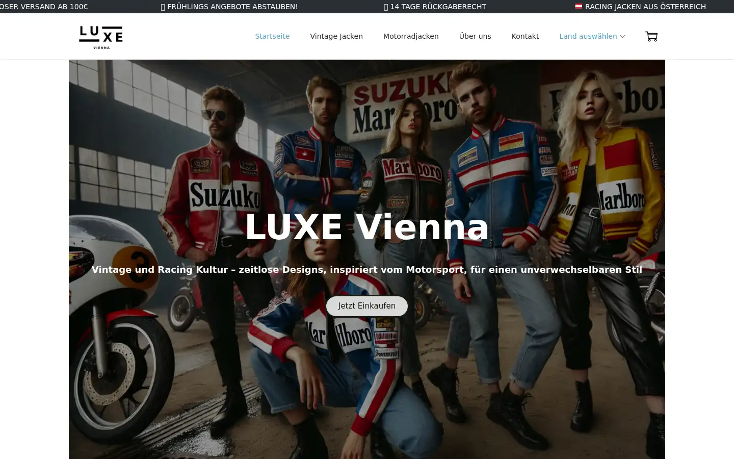 Screenshot of luxevienna.at