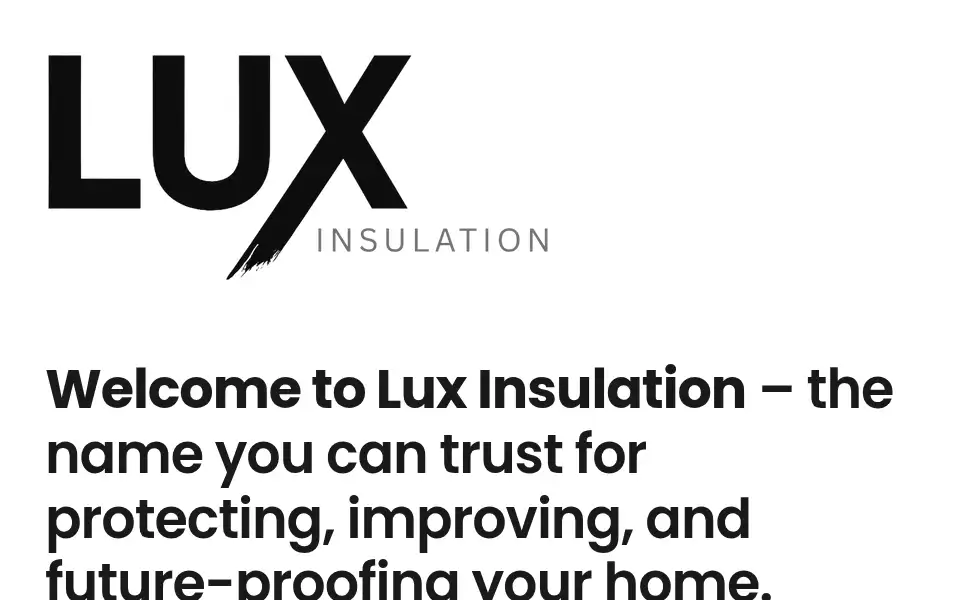 Screenshot of luxinsulation.co.uk