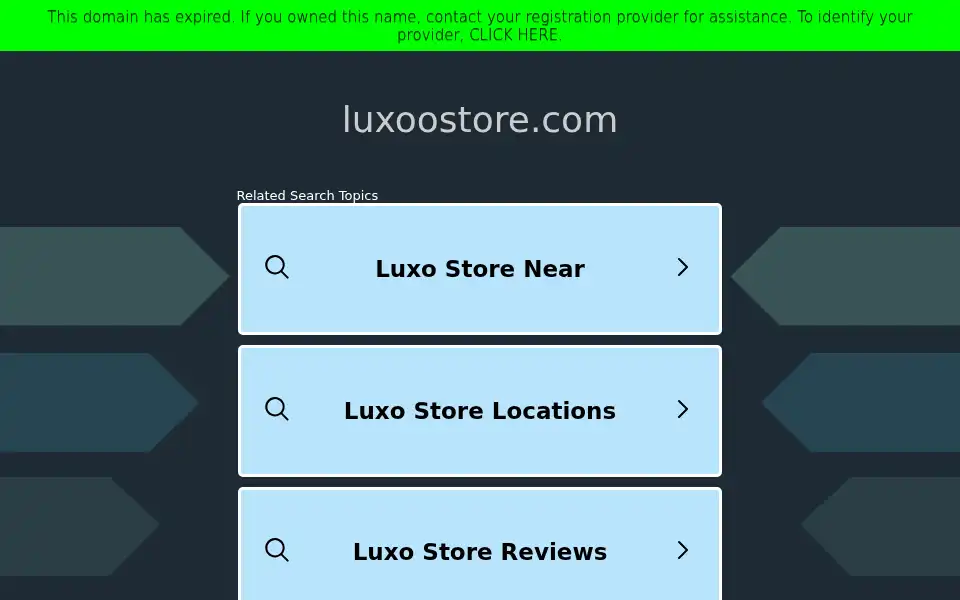 Screenshot of luxoostore.com