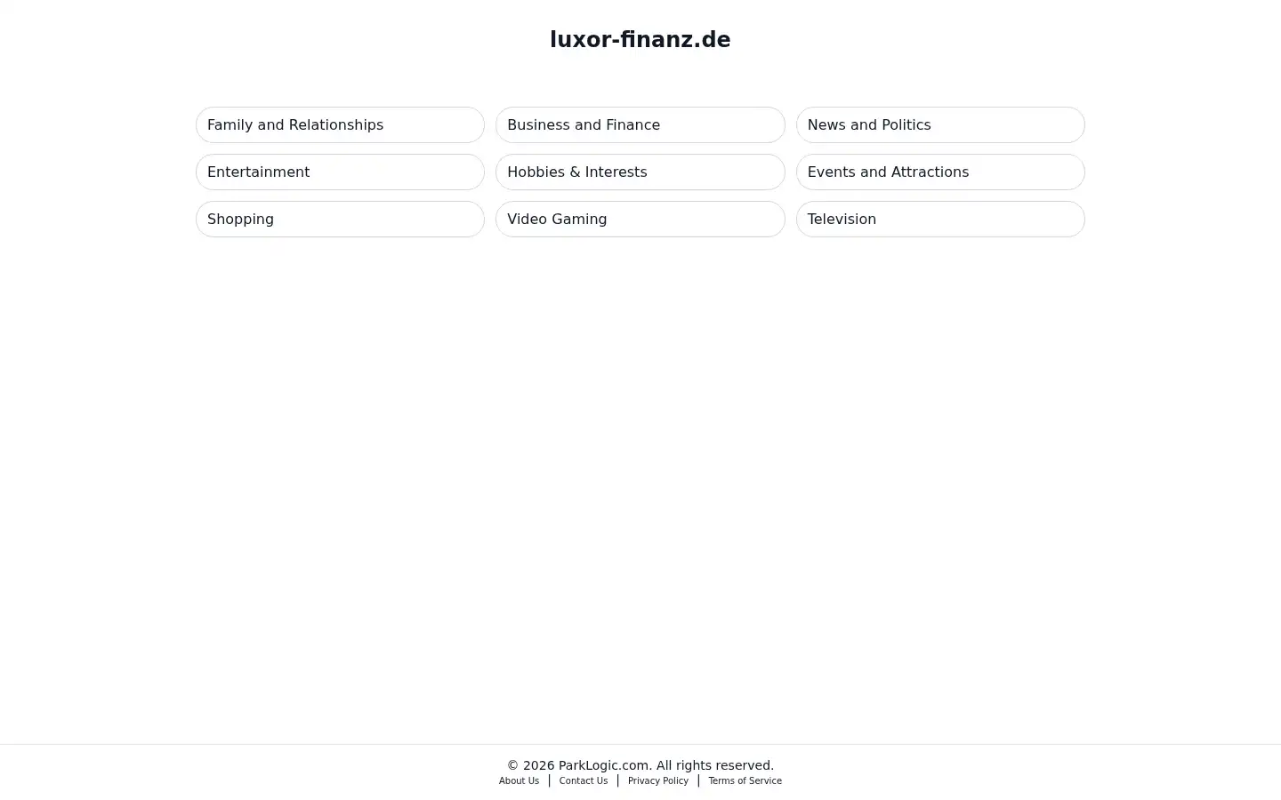 Screenshot of luxor-finanz.de