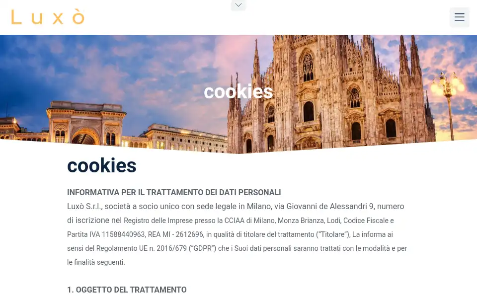 Screenshot of luxoroom.com