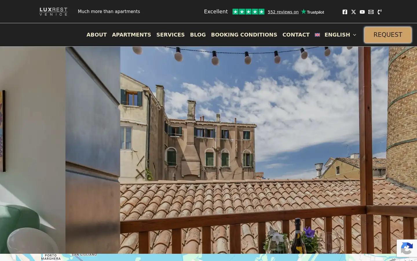 Screenshot of luxrest-venice.com