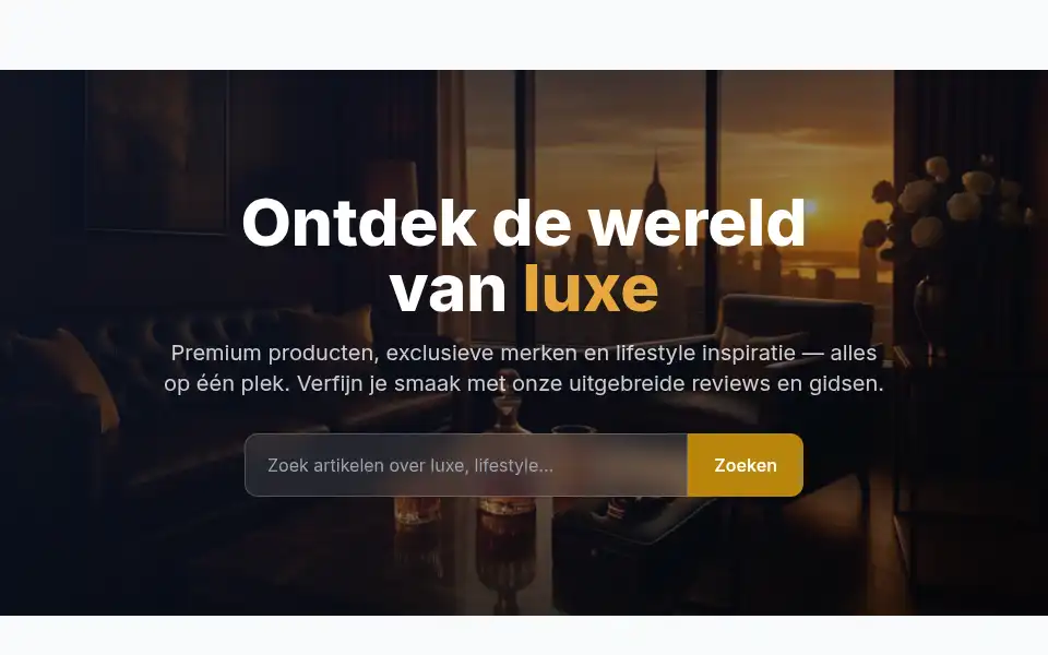 Screenshot of luxserieus.nl
