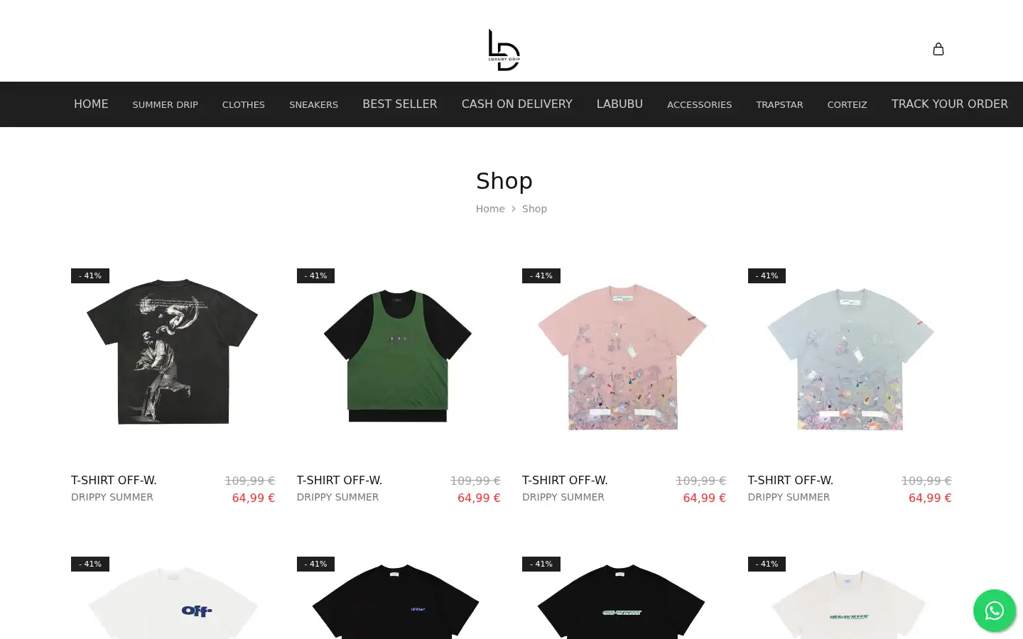 Screenshot of luxury-drip.com