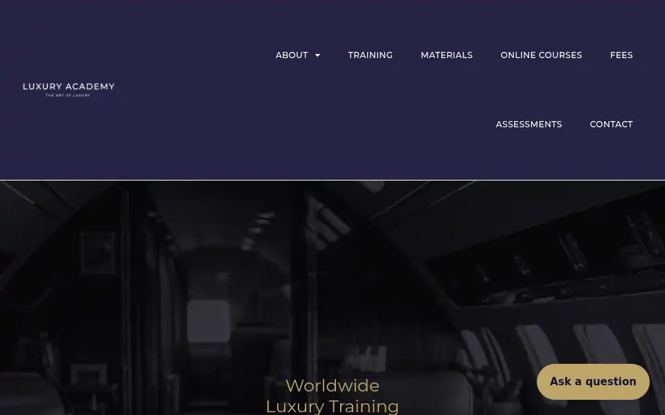 Screenshot of luxuryacademy.co.uk