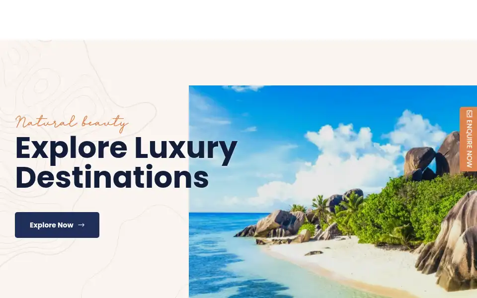 Screenshot of luxurybeachholidays.co.uk