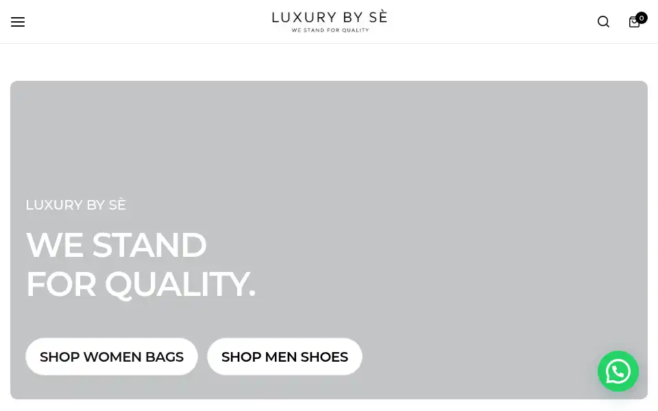 Screenshot of luxurybyse.com