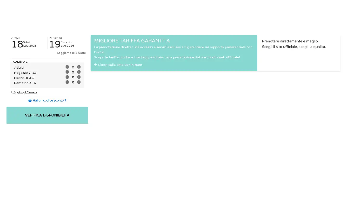 Screenshot of luxurycamp.it