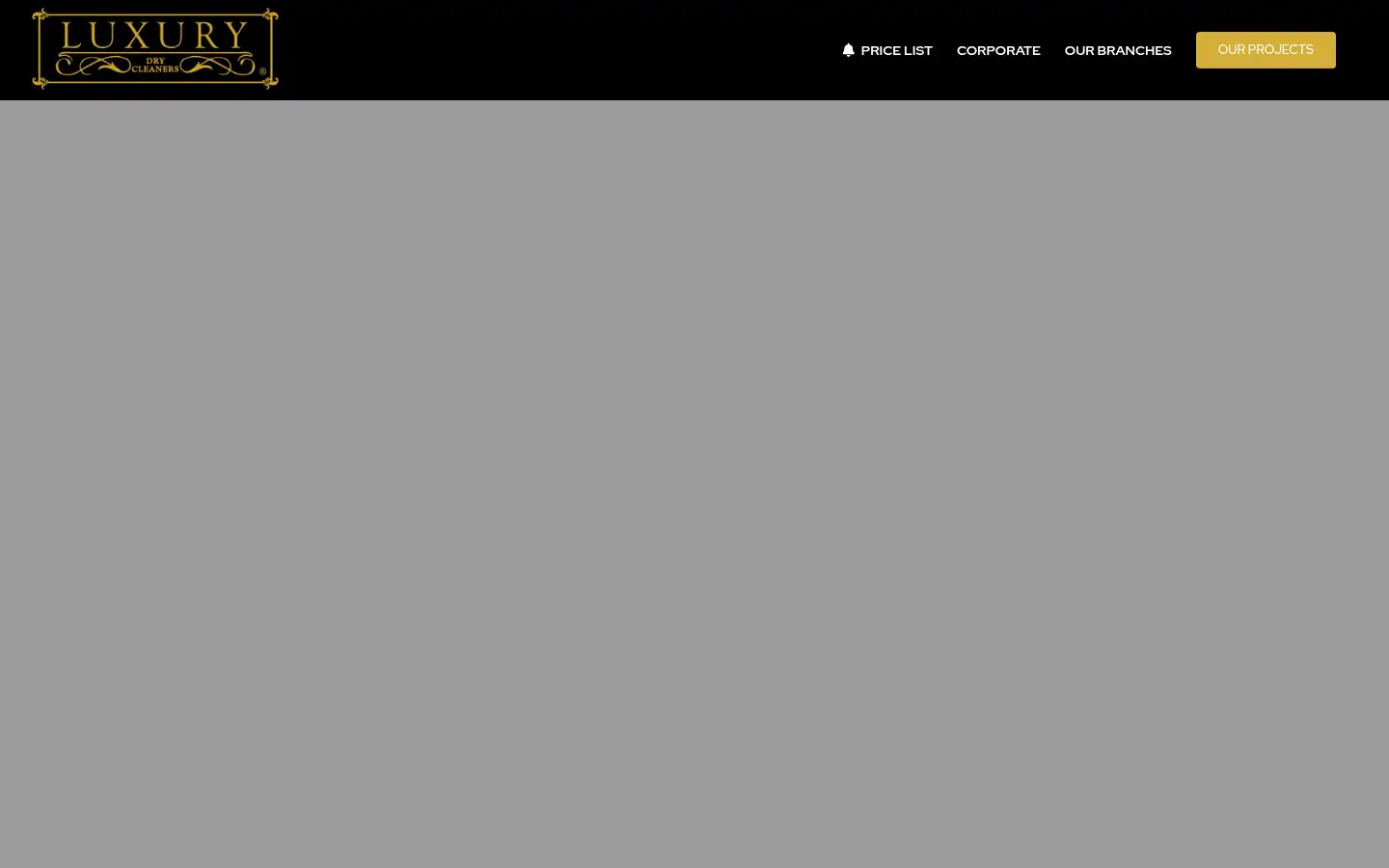 Screenshot of luxurydrycleaners.com